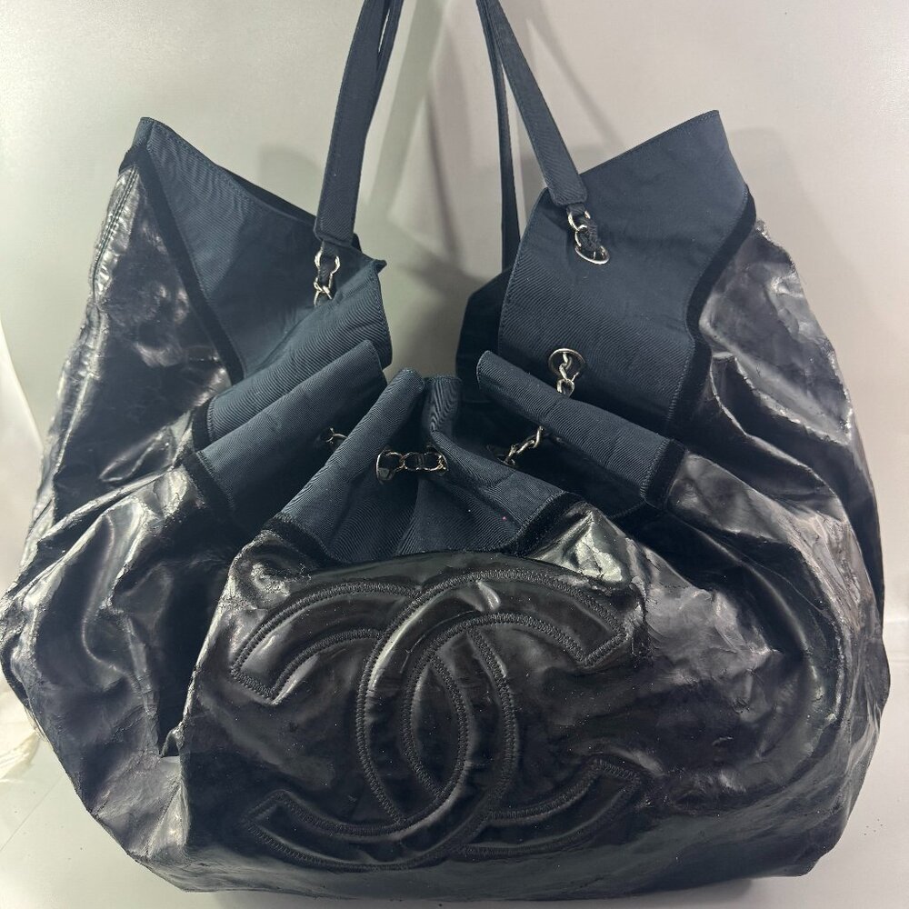 100% Authentic Chanel Stretch Spirit XL Cabas